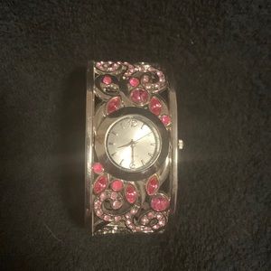 Cuff gem watch - will need a new battery